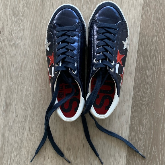 Superdry Super Sleek Logo Metallic Stars - Picture 4 of 9